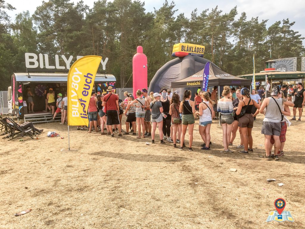 Billy Boy Stand auf dem Deichbrand (Bild: Arne Jürgens)