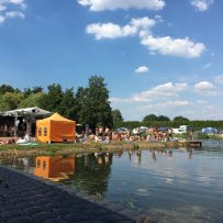 Reggae Jam 2018: Eine der vielen Badestellen auf dem Festivalgelände (Bild: Wolfgang Alexander Meyer)